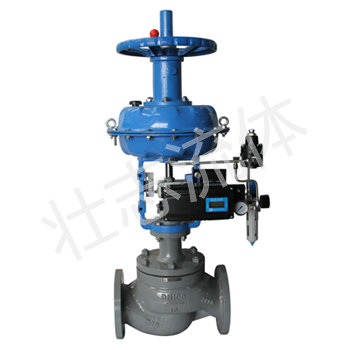 气动薄膜套筒调节阀（带顶装手轮）